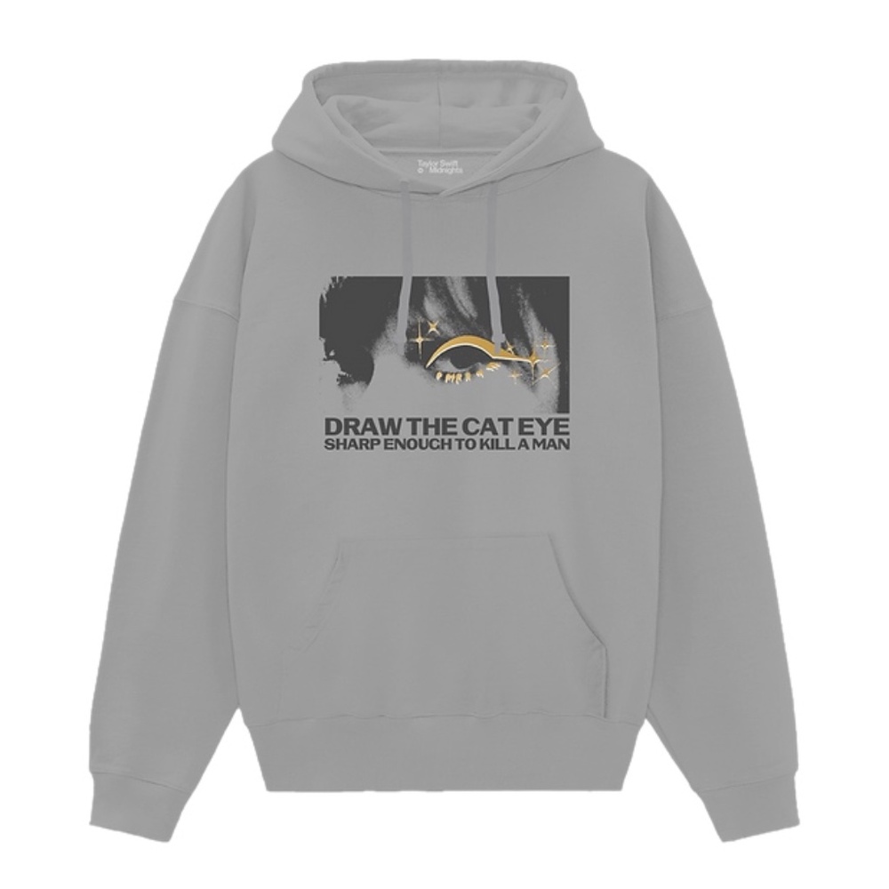 COPY - Taylor Swift Draw the Cat Eye Hoodie Size L Official Merch